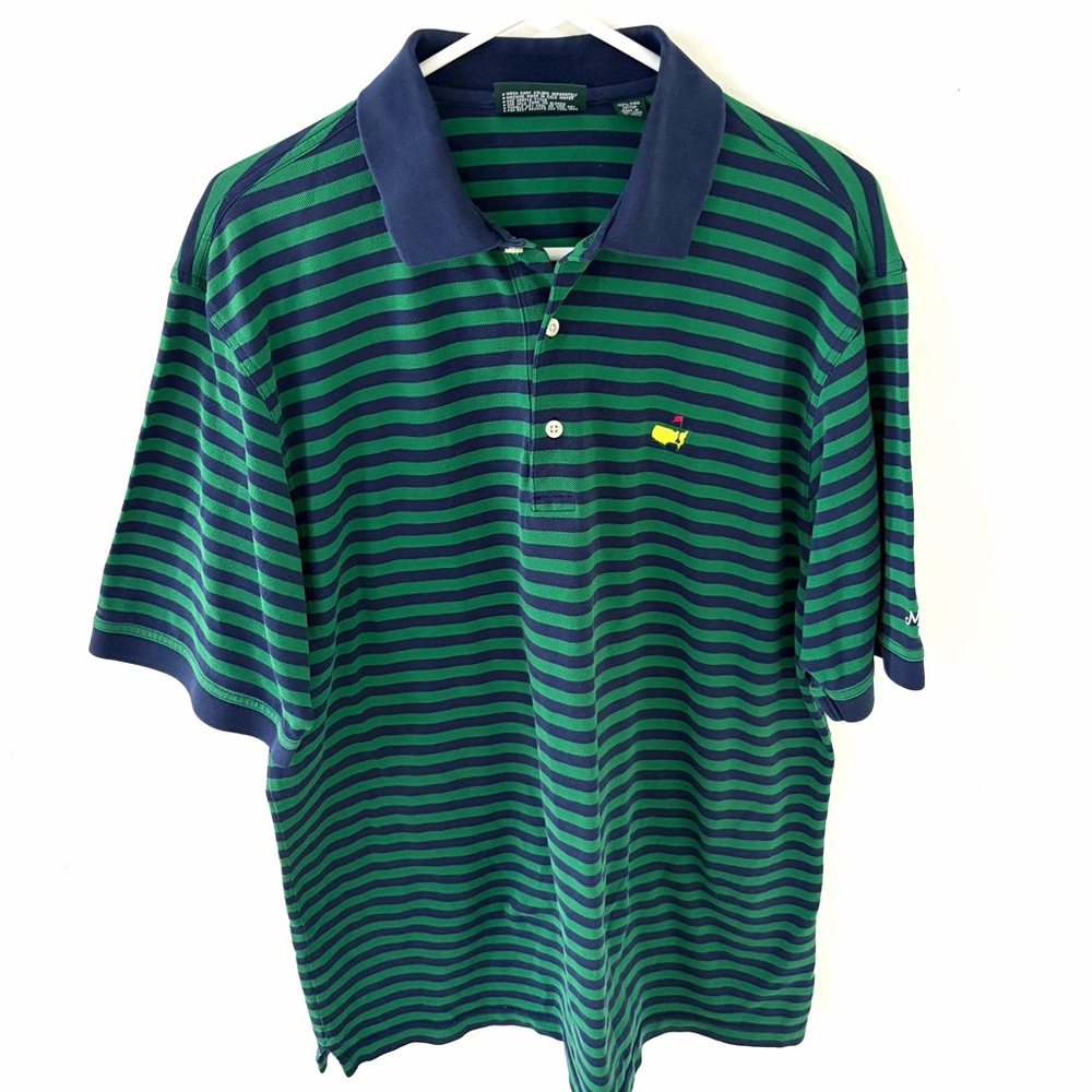 The Masters Collection Pima Cotton Striped Polo, Size: Large